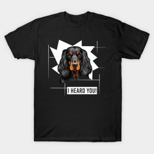 Funny Gordon Setter Dog Owner Humor T-Shirt